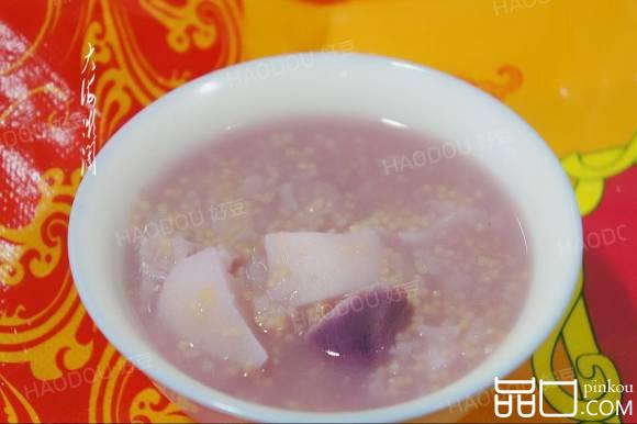 山药紫薯二米粥