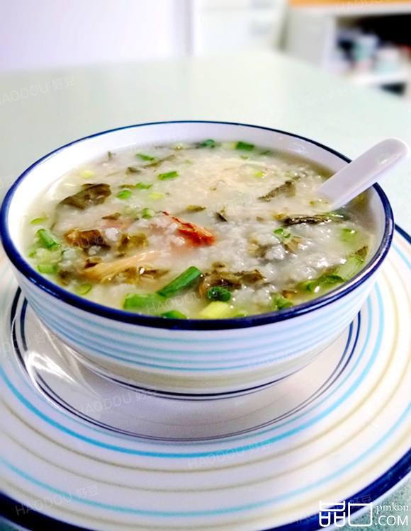 菜干蚝豉粥