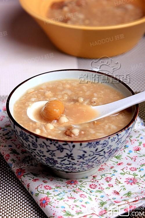核桃芡实栗子粥