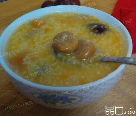 栗子红枣南瓜小米粥