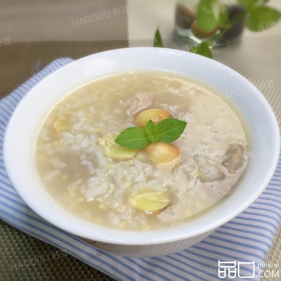 莲子瘦肉粥