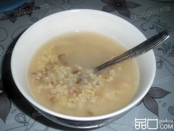 青稞小米甜粥
