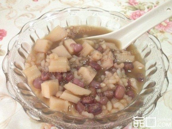 红豆莲藕粥