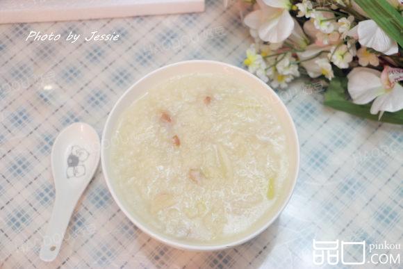 青菜瘦肉粥
