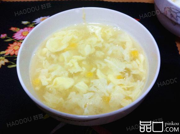玉米羹鸡蛋汤
