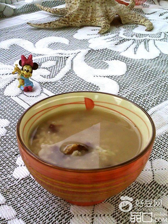 红豆腊肉粽子粥