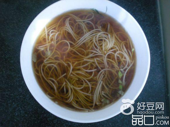 自制倒炝锅面汤
