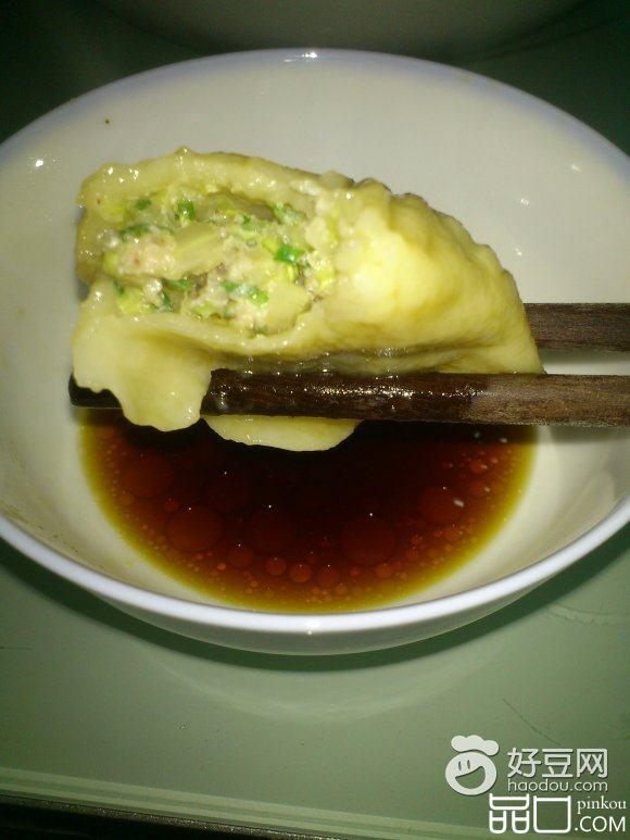 野葱肉馅饺子