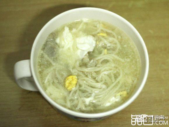 平菇鸡蛋面