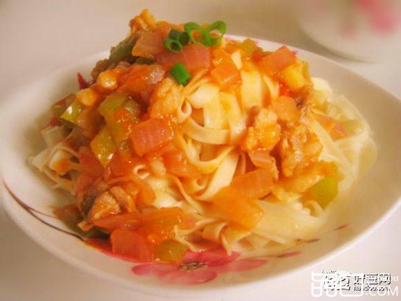 西红柿拌面