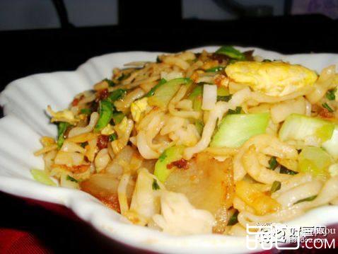 白菜炒面