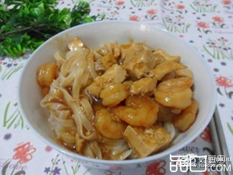 豆腐虾仁面