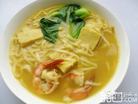 咖喱鲜虾面