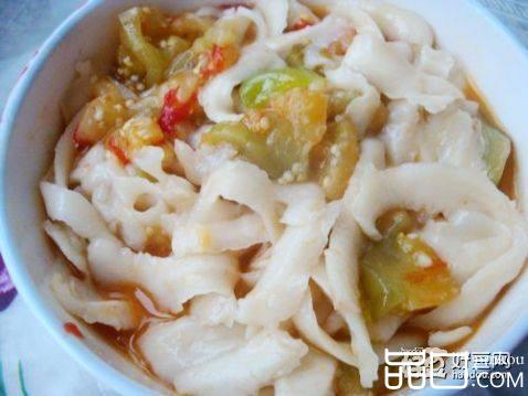 茄子刀削面