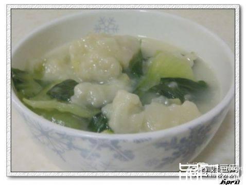 青菜面疙瘩