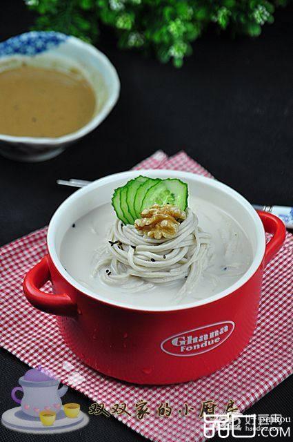 核桃豆浆凉面