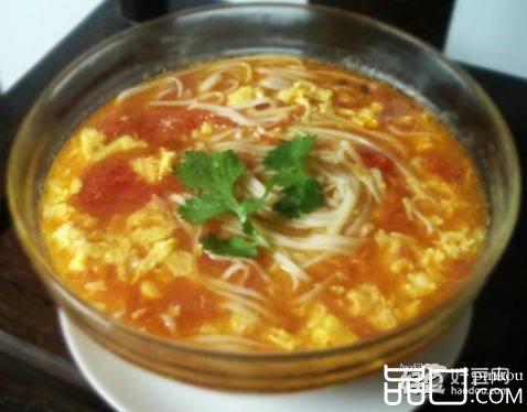 西红柿蛋花面