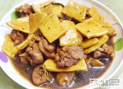 面皮烧鸡块