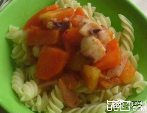 自制海味意大利面