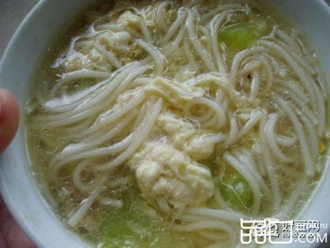 蛋花丝瓜面