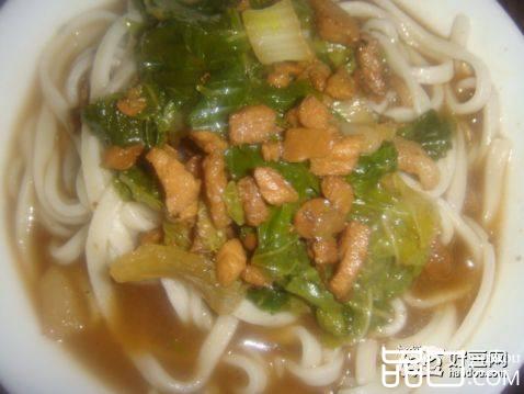 肉丝白菜面