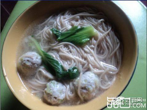 家常肉丸碱面