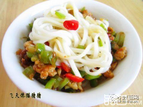 青椒肉打卤面