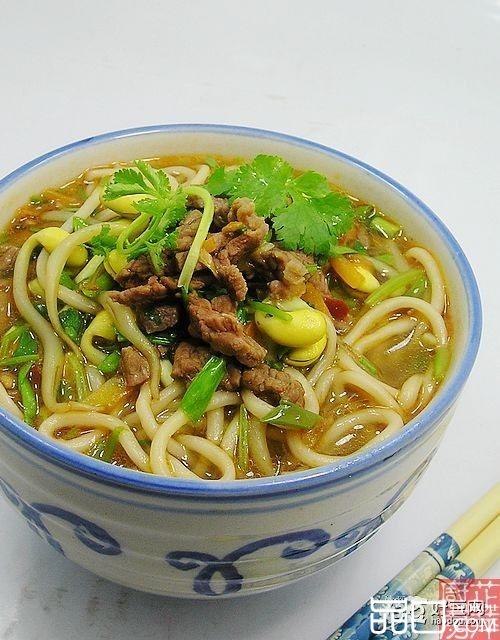 牛肉炝锅面