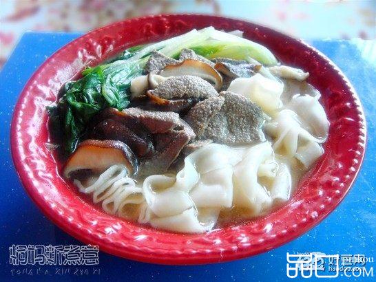 猪肝鹅肠面