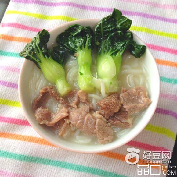 青菜猪肉汤粉