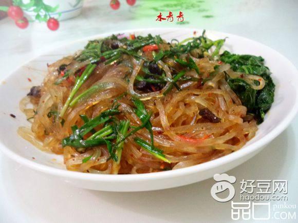 韭菜炒粉丝