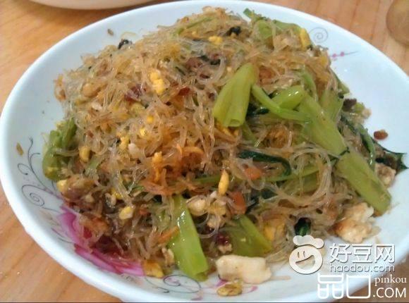 空心菜炒粉丝
