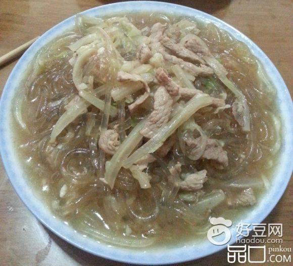 肉丝炒粉