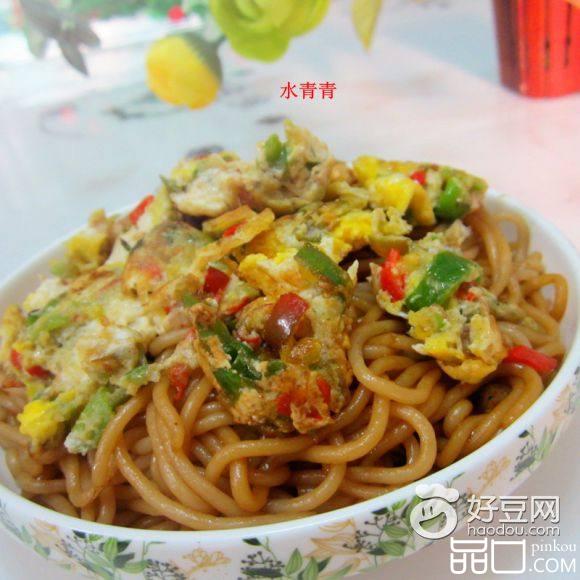 辣椒鸡蛋炒粉