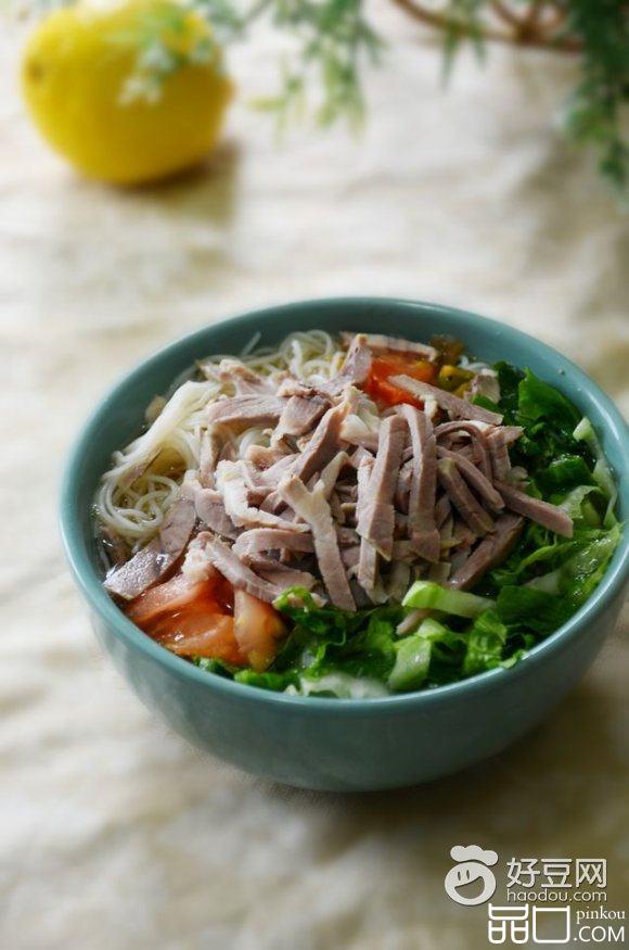 肉丝汤粉