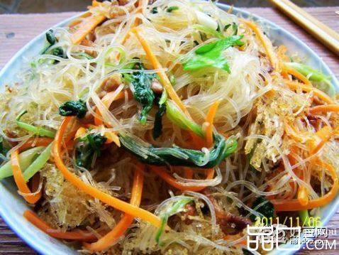 快手早餐---肉丝青菜