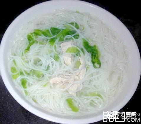 肉片菜丝米粉