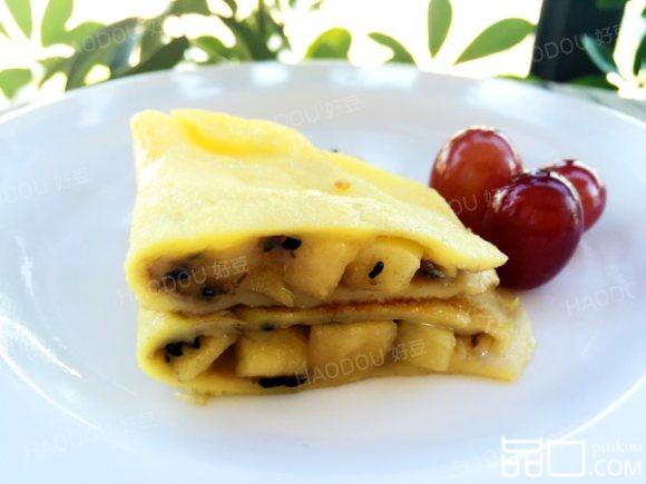 苹果鸡蛋饼