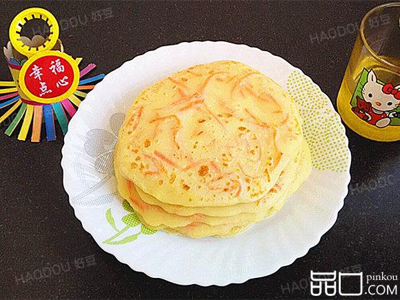 胡萝卜鸡蛋软饼