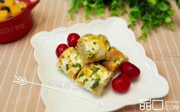 胡萝卜香葱鸡蛋饼