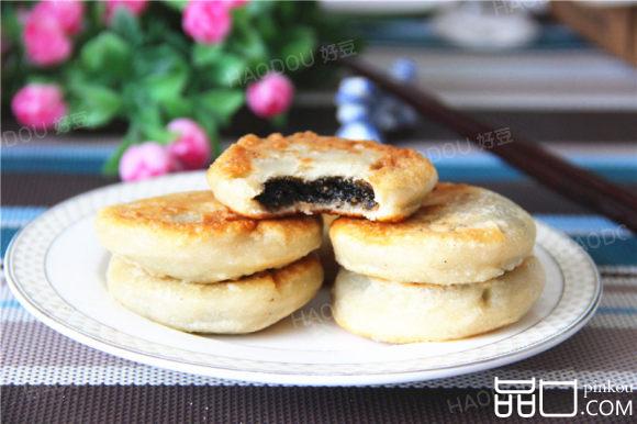 红糖黑芝麻小饼#新鲜