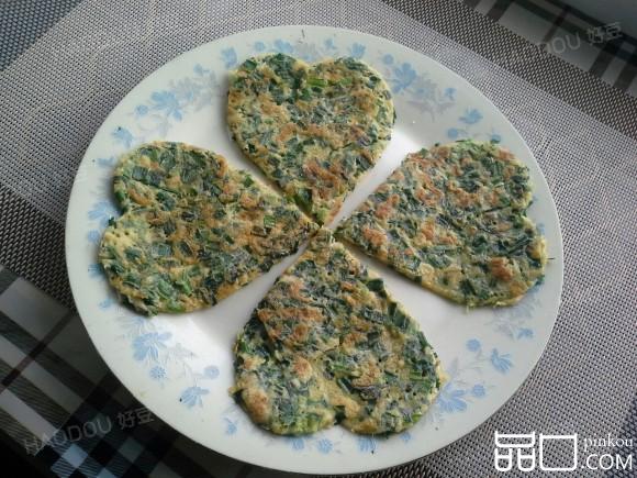 韭菜鸡蛋饼#新鲜从这
