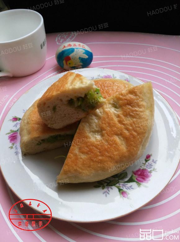包菜虾皮饼
