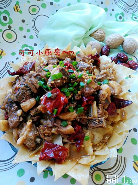 羊肉焖饼
