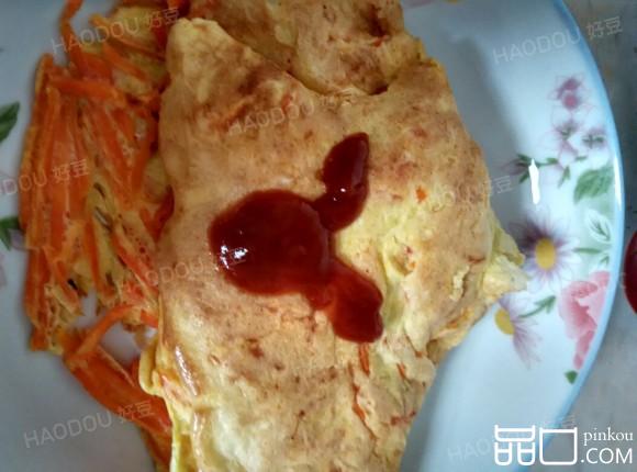 胡萝卜鸡蛋饼