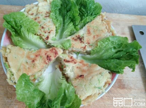 西葫芦煎蛋饼
