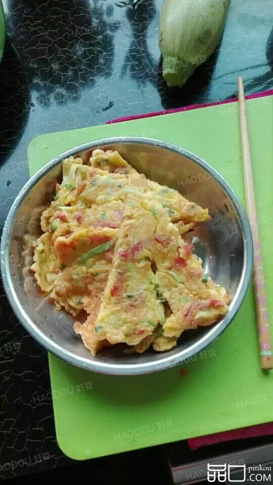 西葫芦火腿鸡蛋饼