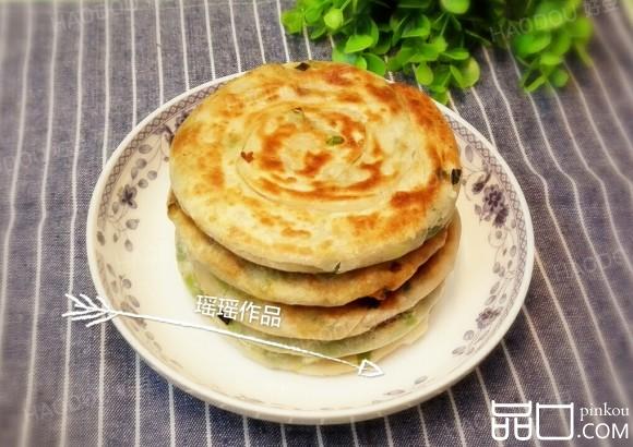 烫面葱油饼