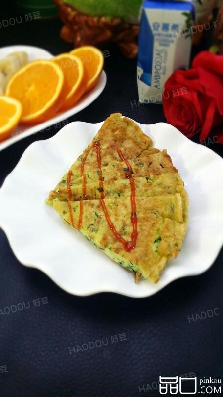 鸡蛋菠菜饼