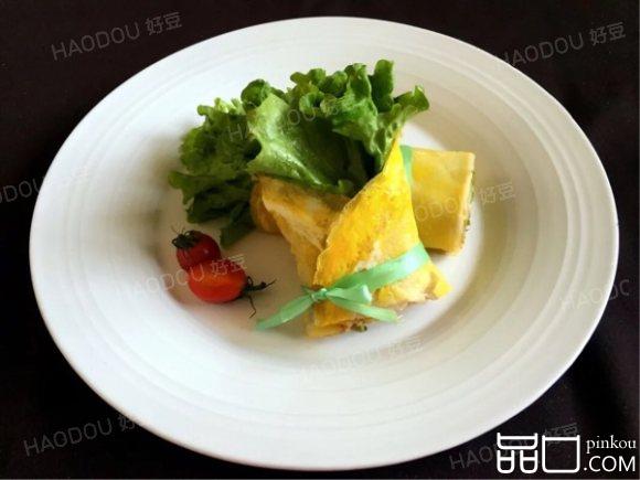 鸡蛋火腿蔬菜卷